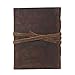 Leather Journal Notebook, Genuine Leather Journal for Men & Women Handmade Writing Travel Notebook, 240 Unlined Pages Vintage Notepad Gift: Rustic Brown (7