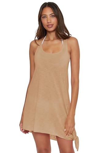 Image of BECCA Breezy Basics Cascade Ruffle Dress