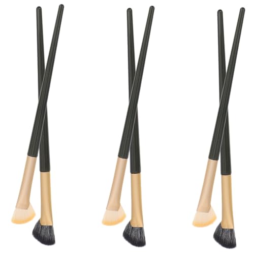 Ipetboom Eyeshadow Brushes for Women 6 Piece Set Slanted Concealer Brush Eye and Eyeliner