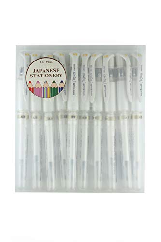 Uni Ball Signo UM-153, 1.0 mm, bolígrafo gel blanco set 10 miniatura 2
