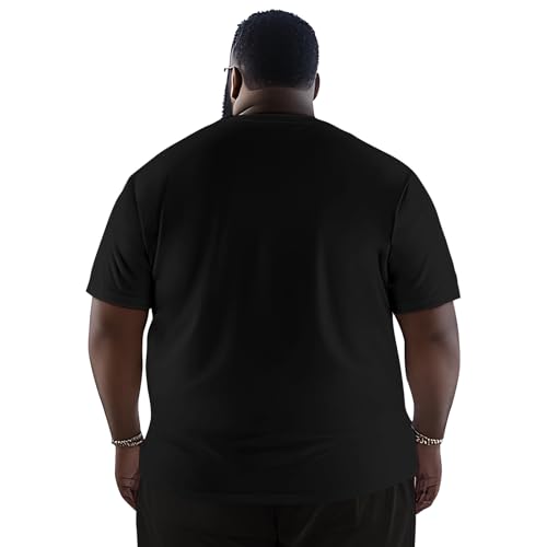 Men's 3XL-8XL Big and Tall T-Shirts Casual Stretch Short-Sleeve Tee for Men2