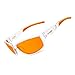 Produktbild Goiteia Polarisierte Sonnenbrille Radsportbrille Herren Damen mit UV400 Schutz- Sportsonnenbrille zum Radfahren Autofahren Laufen Wandern Angeln Unzerbrechlicher Leichter TR90 Rahmen (Orange Getönt)