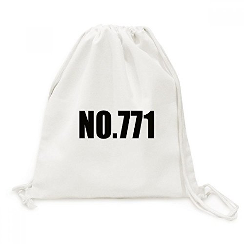 Sac à dos cordon en toile Numéro Chanceux No.771 pour voyage et loisirs