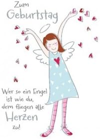 Depesche Ange D Anniversaire Carte Avec Pendentif 035 Amazon Fr Fournitures De Bureau