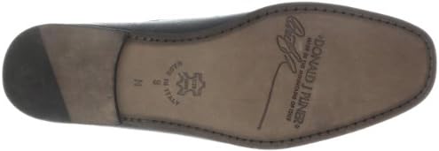 Donald Pliner Dacio Slip-On Material, Men’s Dress, Designer Shoes, Classic Leather Loafers, Black, 7.5 | Image 3