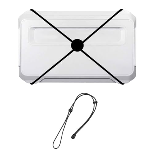 Fishing Graph Cover Straps,Fish Finder Bungee with Adjustable, Fishing Accessories,Secure Fish Finder Cover During Travel to Protect from Damage,Widely Applicable Fit Up to 18 in Screens Black（1PCS）