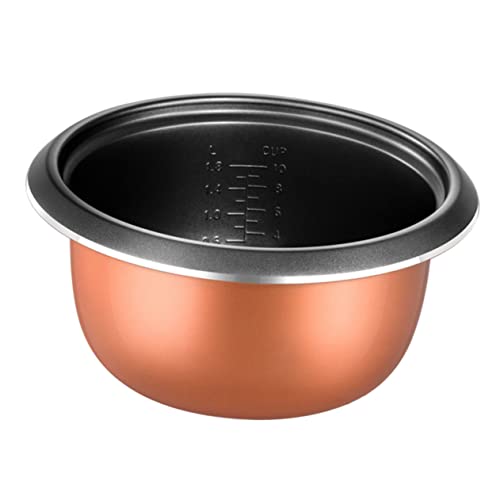 PartyKindom Olla Arrocera Interior Antiadherente Revestimiento Honeycomb Olla de Repuesto Duradera y Ligera para Cocedor Eléctrico de Arroz