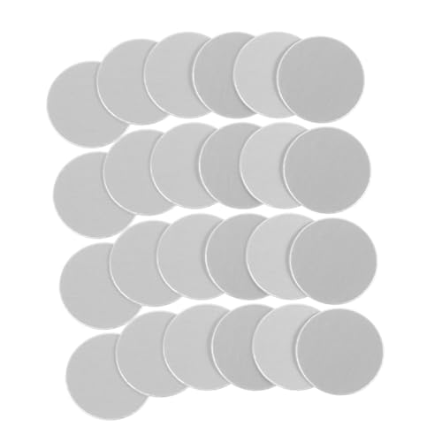 TOGEVAL 1 Juego Láminas Selladoras De Aluminio Para Botellas Y Tarros Círculos Impermeables Para Sellado De Envases Plásticos Para Cosméticos Y Aceites Esenciales Doméstico Y 300 Piezas