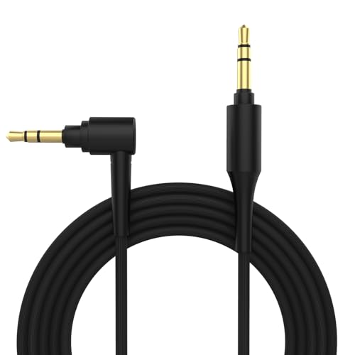 WH-1000XM4 Replacement Headphone Cable Audio Cord Compatible with Sony WH-1000xm5 WH-1000xm3 MDR-1A, Extension Cord Compatible with Sony MDR-XB950BT MDR-XB950N1 WH-CH700N WH-900N Headphones (Black)