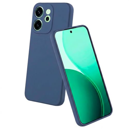 Image of Back Cover Compatible with Oppo Reno15 Pro 5G / 15 Pro Mini 5G | Full Camera Protection | Premium Liquid Silicon Case | Flexible Bumper Case for Oppo Reno15 Pro 5G / 15 Pro Mini 5G (Blue)