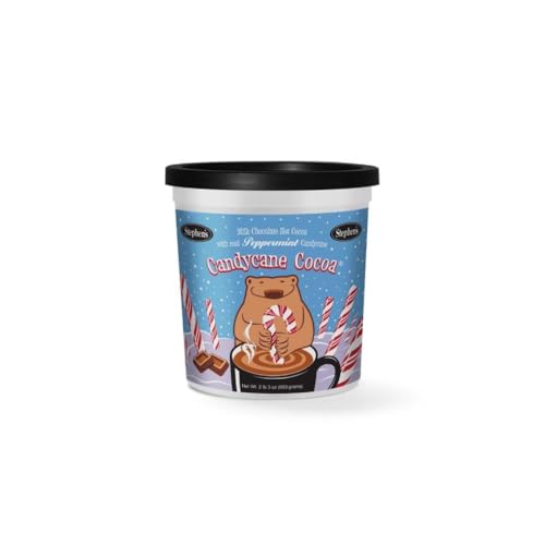 Stephen's Gourmet Candycane Hot Cocoa Powder Drink Mix Canister, 35 oz (Pack of 1)