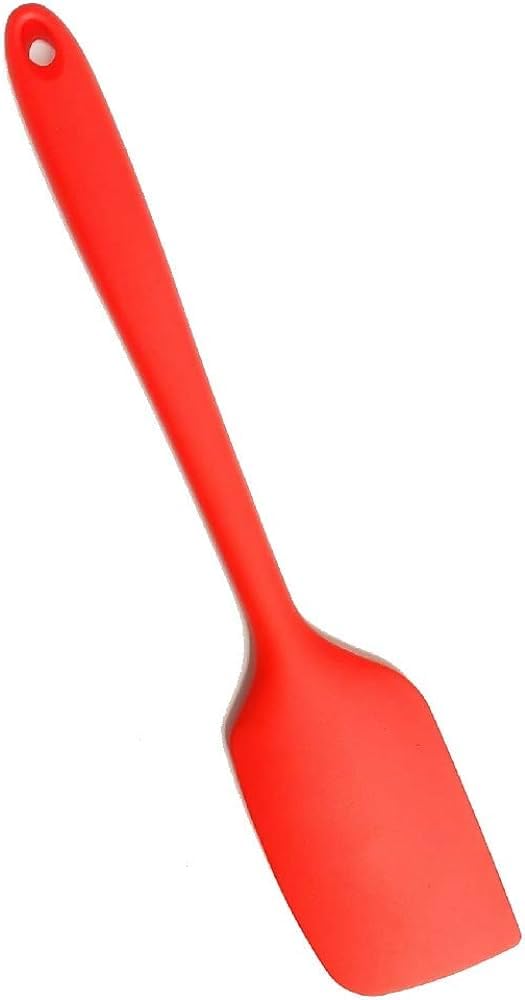 Royals Full Silicone Spatula Sets of 1 Pcs Made of Food Grade Silicone One Piece Design Seamless Heat-Resistant Spatula Perfect for Spatula Cooking, Baking and Mixing, Multicolour, Pack of 1