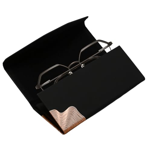サングラスボックスケース、メガネ用保護ケース | 折りたたみ式メガネ収納ボックス - ファッショナブルなサングラスケースホルダー、女性、女の子のための軽量メガネボックス