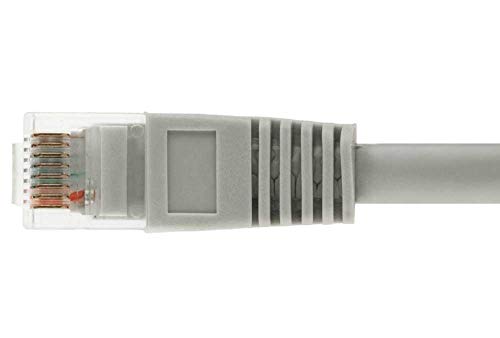 Cable de Red Cat 6 UTP Crossover 14 ft gris miniatura 4