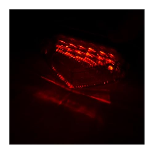 Feu arrière moto 12V à 12 LED puissantes avec double mode stop et course - 6