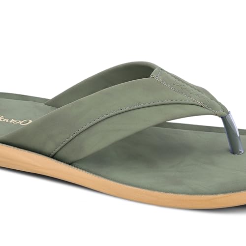 Image of WALKAROO Men's Sandals|Flip Flop Sandal For Men's|Light Weight and Comfortable|Perfect casual Wear|WG5127