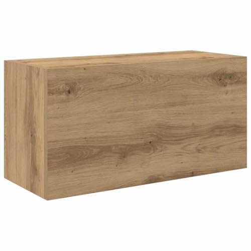 vidaXL Badezimmerschrank aus handwerklicher Eiche, 60 x 25 x 30 cm,...