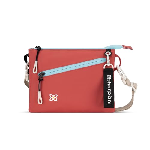 Image of Sherpani Zoom, Small Crossbody Purse, Nylon Crossbody Bag, Lightweight Cross Body Bag, Sleek Dual Pouch, Purses for Women