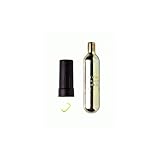 Kit de rearme para chalecos inflable 150 N niño con un disparador automático toma de uml. El kit está compuesto de una botella de gas (CO2) de 24 g, de un clip (indicador verde) y de la pulsador a vichy (soluble (cartucho negro).