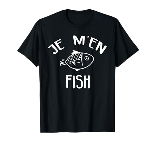 Photo de Je M'en Fish Cadeau Sarcasme Pécheur Humour T-Shirt