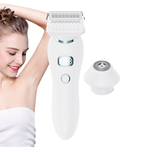 Herramienta de depilación para antebrazo eléctrico para mujer - Recargable rápidamente | Dispositivo de depilación corporal con durabilidad - Bikini sin dolor - Afeitadora facial