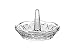 Barski - Cut Crystal - Ring Holder - 3.25" height - Made in Europe
