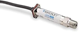 Ashcroft Industrial Type K1 Proven and Versatile Pressure Transmitter, +/-1% TC Accuracy, 1/4 NPT Male Connection, 4-20mA Output Signal, 1/2 NPT-M Conduit and 36