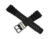 Farbe: Schwarz, matt CITIZEN Original Taucheruhrband 24mm Classic Aqualand Mod. Nr. JP2000