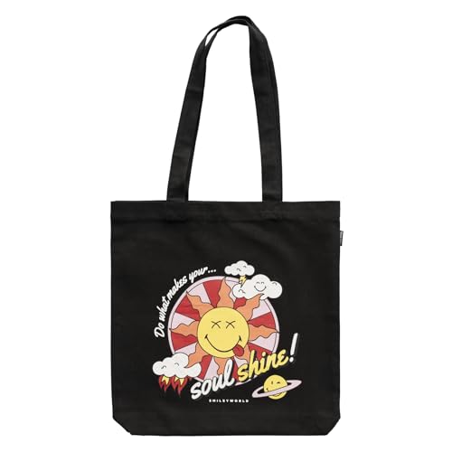 Sac Fourre-tout Erik - Tote Bag Smiley, 37 x 39 cm | Fantaisie