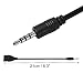 uxcell USB 2.0 Female to AUX 3.5mm Male Plug Car Jack Audio Cable 3.5mm Auxiliary Adapter Converter Cable Connector Data Cord 8 inch