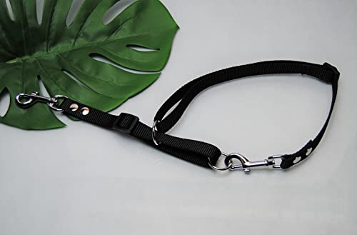Böttcher Fährtengeschirr Nylon Gr.M Schwarz 20mm Suchgeschirr