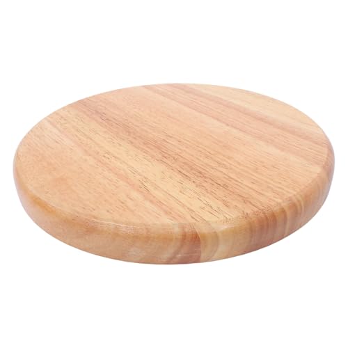 Asiento redondo de madera maciza para taburete alto versátil 2