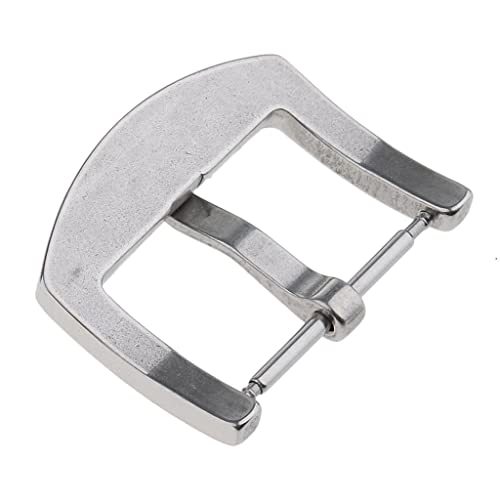 jojomis Stainless Steel Watch Band Clasp Secure Buckle Replacement Pin 16mm 18mm 20mm 22mm 24mm Width3