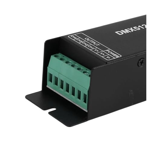 Controlador DMX512 decodificador digital soluciona caídas señal tira LED 6
