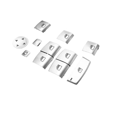 Garniture intérieure bouton lève-vitre cache chromé haut de gamme X5 X6
