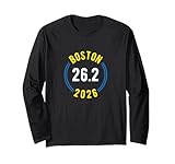 Boston 26.2 2026 Marathon Long Sleeve T-Shirt