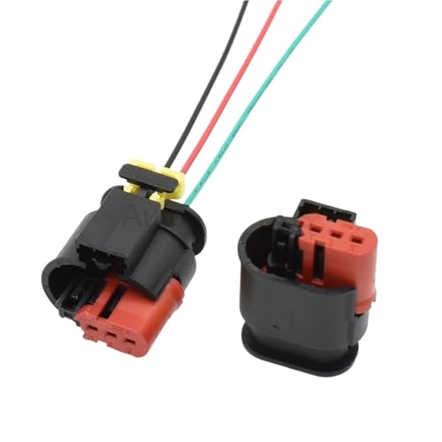 Conector 284426-1 de 3 pines para bobina y sensor desfasador de alta durabilidad