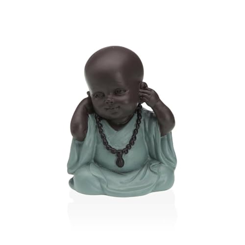 Figura Decorativa Versa Resina Buda 6,5 x 10 x 8,5 cm - Marca: Versa - EAN: 8420327554383