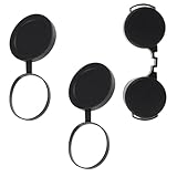 Parliky 3 Stück Objektiv-Schutzabdeckungen für Fernglas, Gummi-Ersatzkappen für...