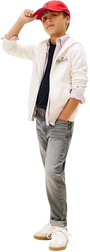 Jean droit gris Tommy Hilfiger parfait pour l'école et le weekend - 5