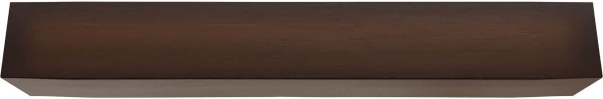 Ekena Millwork BMRC2C0080X080X288ZM 2-Sided Rough Cedar Endurathane Faux Wood Ceiling Beam, 8-in. W x 8-in. H x 24-ft. L, Mahogany