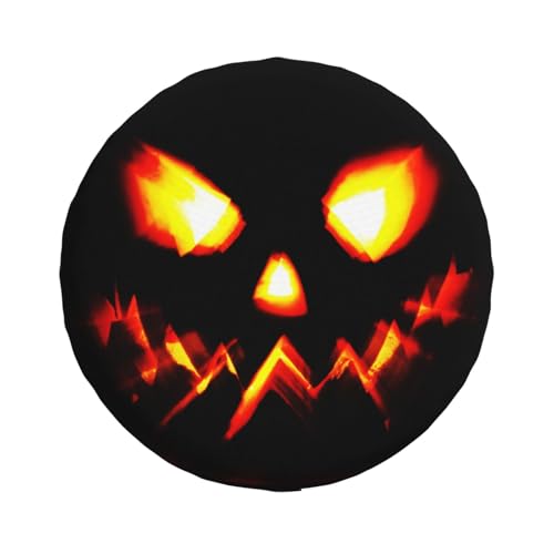 Image of Ghost Face Spare Tire Cover Weatherproof Universal Halloween Decorations Wheel Protectors Wheel Covers for Rv Camper Travel Trailer SUV Truck 17 Inch