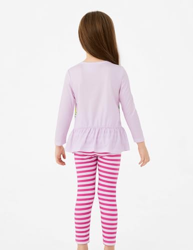 Image of Disney Toddler Girls Clothes Long Sleeve Shirt Leggings 2pcs Outfits Set