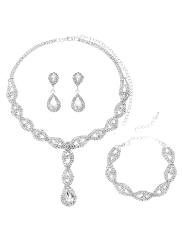 Collares y pulseras con pendientes de gota de agua el regalo de joyería ideal