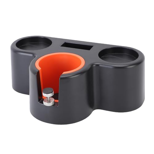 Fabater Altura Ajustable de la Estación de Tampón de café Excelente Estabilidad para Mejorar los Resultados de Extracción para Principiantes y Baristas Profesionales (BLACK)