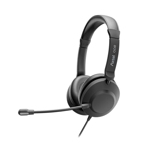 Axtel One UC35 Stereo Wired Headset – USB & 3.5mm