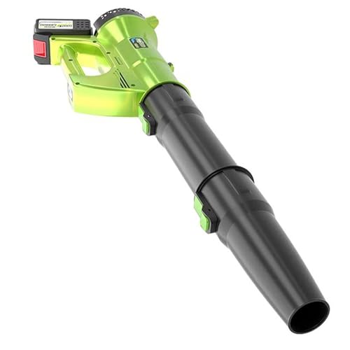 Rdxanc Soplador de hojas inalámbrico con potente soplador de hojas eléctrico de 6 velocidades, soplador de hojas de alto rendimiento para césped y cuidado del patio