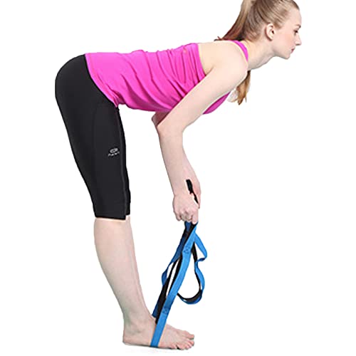 Colobobo Yoga Stretch Out Strap ,Leg And Calf Stretcher Strap With Adjustable Loops, Versatile Multi-Loop Strap Perfect For Yoga, Pilates, And Physical Therapy, Dance & Gymnastics(Orange) #TOP1