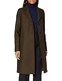 BOSS Damen C_coluise Wollmischungs Mantel, Open Green342, 34 EU