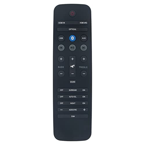 Replacement Remote Control YKF297-009 Fit for Philips Fidelio Soundbar Speaker HTL9100